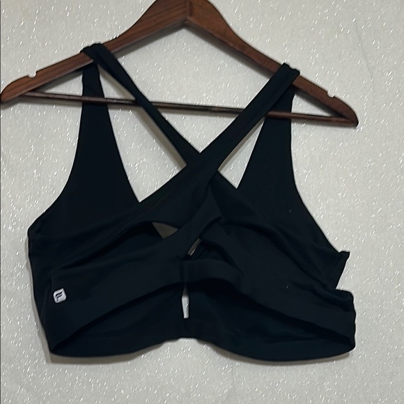 Women's Black Cross-Back Bralette - Picture 3 of 3